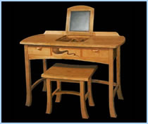 Ribbon Dressing Table + Stool