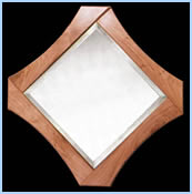 Square Wedged Spiral Mirror