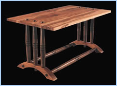 Triple Spindle Coffee Table